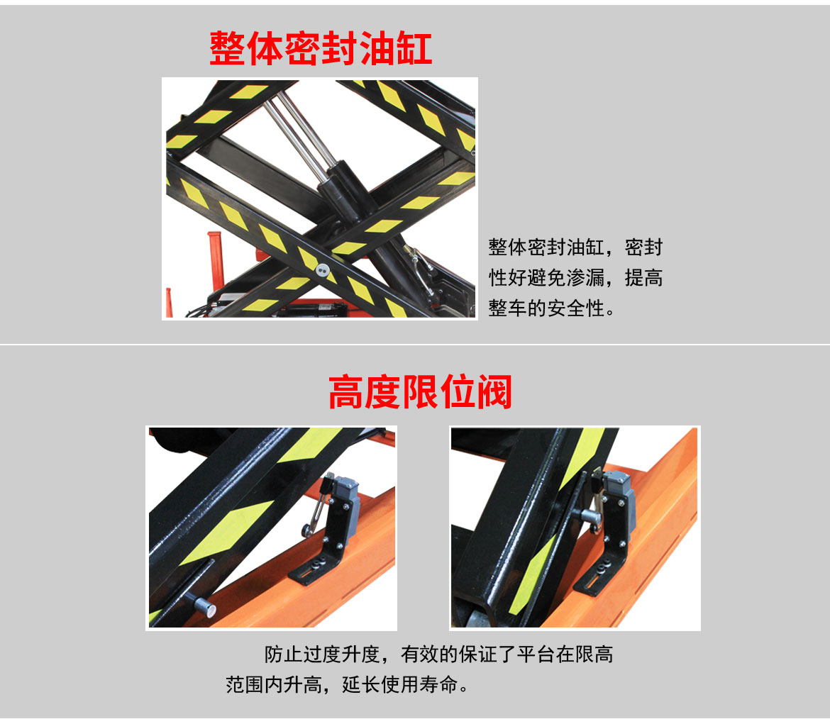 雙剪固定液壓升降平臺